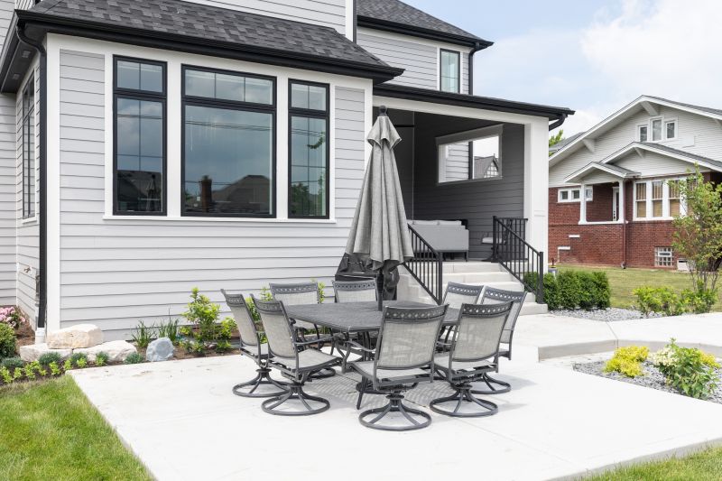 Backyard Cement Pouring