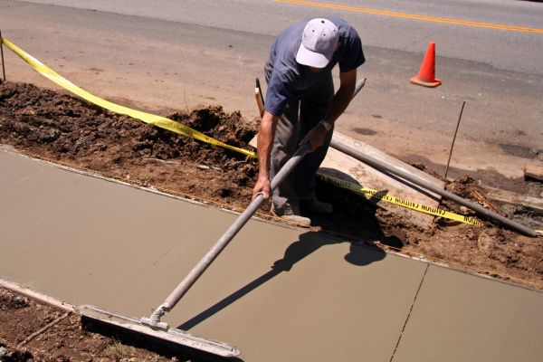 Sidewalk Cementing in Dallas