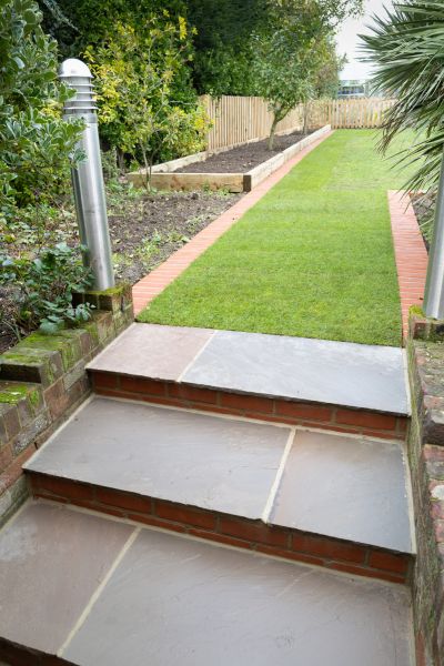 Backyard Steps Installation in Dallas