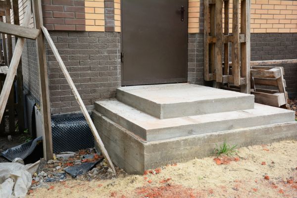 Cement Steps Construction in Dallas